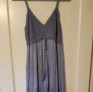 Periwinkle blue maxi dress